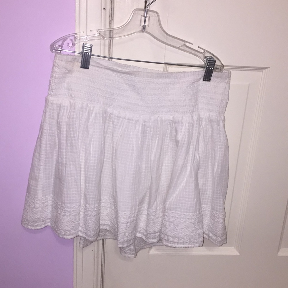 White Flowy Skirt